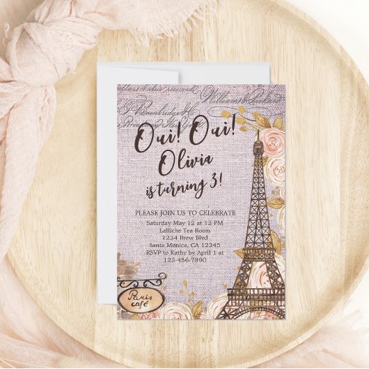 Oui Oui draait drie bloemenverjaardagen in Parijs Kaart