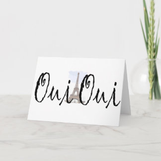 Oui, Oui! Kaart