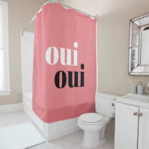 Oui Oui Modern Coral Salmon Roze Eenvoudige typogr