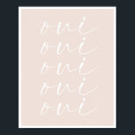 Oui Oui Oui Peach Achtergrond Poster<br><div class="desc">Oui Oui Oui Peach Achtergrond</div>