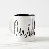 Oui, Oui. Tweekleurige Koffiemok (Voorkant links)