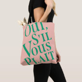 Oui, s'il vous plait tote bag (Dichtbij)