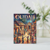 Ouidah Python Tempel Benin Briefkaart (Staand voorkant)