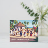 Ouidah Voodoo Festival Benin Briefkaart (Staand voorkant)