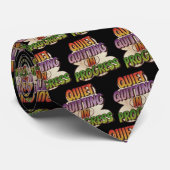 Ouiet Quitend in Progress Comic Book Cartoon Stropdas (Opgerold)