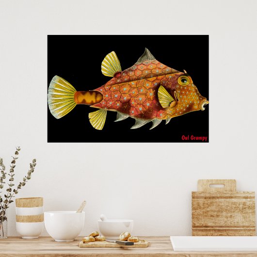 Oul Grumpy Poster (Keuken)