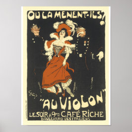 Oulamentalics Au Violon  Adverteren Poster