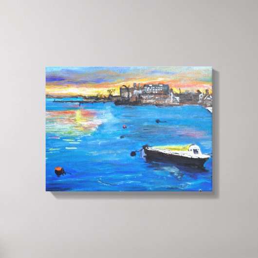 Oulton Broad Botens Canvas Afdruk (Voorkant)