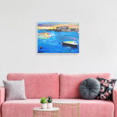 Oulton Broad Botens Canvas Afdruk (Insitu (Woonkamer))