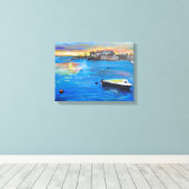 Oulton Broad Botens Canvas Afdruk (Insitu (Houten vloer))