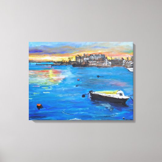 Oulton Broad Botens Canvas Afdruk (Voorkant)