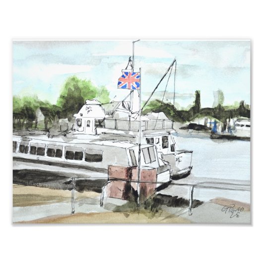 Oulton Broad  Foto Afdruk (Voorkant)
