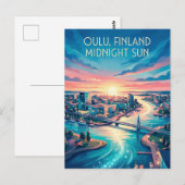 Oulu Finland Briefkaart (Voorkant / Achterkant)