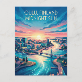 Oulu Finland Briefkaart