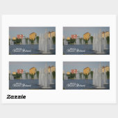 OULU-stickers Rechthoekige Sticker (Vel)