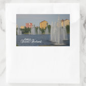 OULU-stickers Rechthoekige Sticker (Tas)