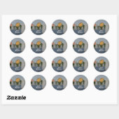 OULU-stickers Ronde Sticker (Vel)