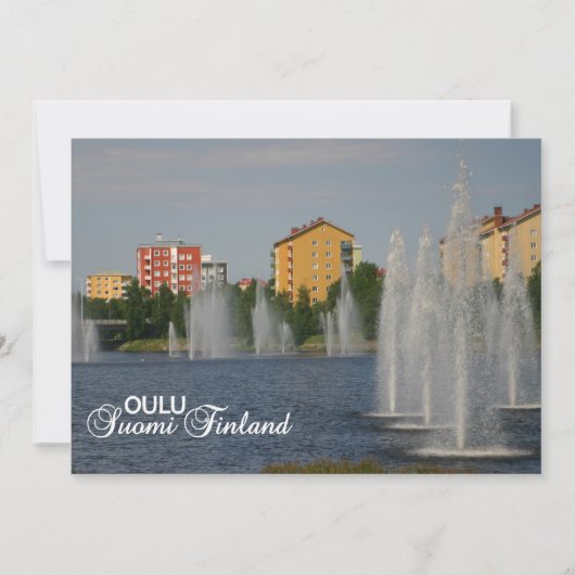 OULU-uitnodiging Kaart (Voorkant)