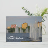 OULU-uitnodiging Kaart (Staand voorkant)