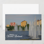 OULU-uitnodiging Kaart (Voorkant / Achterkant)