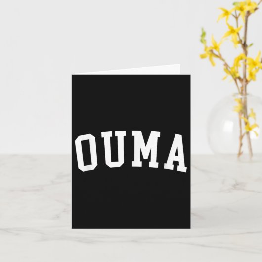 Ouma Kaart (Gele Bloem)