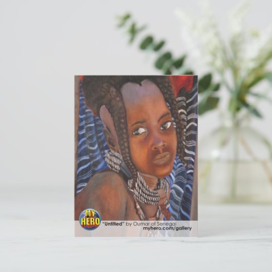 Oumar Postcard Briefkaart (Staand voorkant)