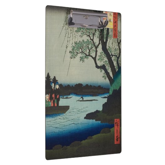 Oumaygashi – Edo River Scene Klembord (Rechts)