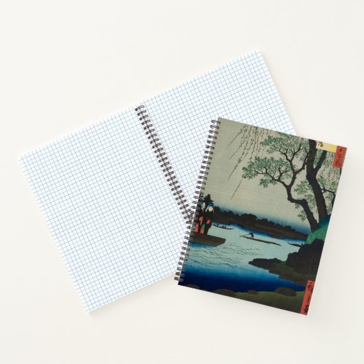 Oumaygashi – Edo River Scene Notitieboek (Binnen)