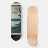 Oumaygashi –  Edo River Scene Persoonlijk Skateboard (Voorkant)