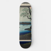 Oumaygashi –  Edo River Scene Persoonlijk Skateboard (Voorkant)