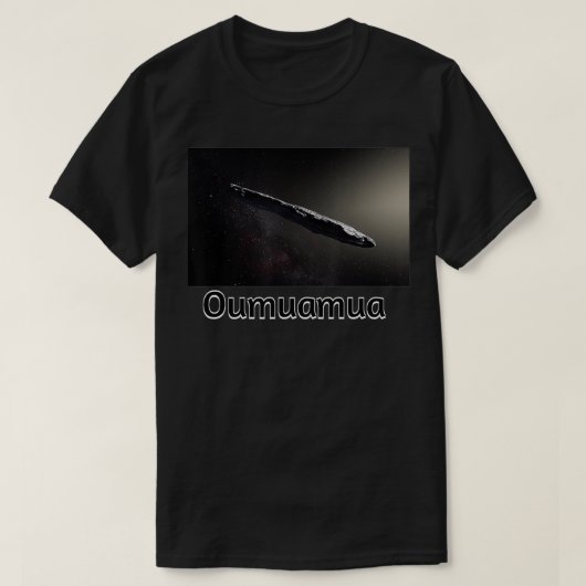 Oumuamua interstellair object Science Lovers gesch T-shirt (Design voorkant)