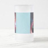 Oumuamua-ruimtemeter die net door buitenaards weze matglas bierpul (Center)