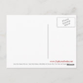 Ounce (sneeuwluipaard) briefkaart (Achterkant)
