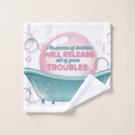 Ounce van bubbels washandje