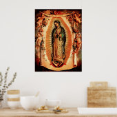 OuOur Lady of Guadalupe en de Angels Poster (Keuken)