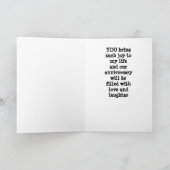 **OUR 3rd ANNIVERSARY* FILLED WITH LOVE / FUN Kaart (Binnen)