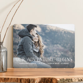 Our Adventure Begins | Fotobruiloft Save The Date