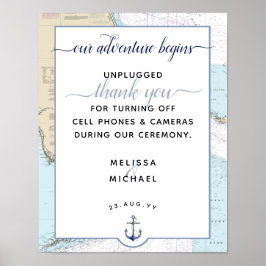 Our Adventure Begins | #Nautical #Florida #Wedding Poster