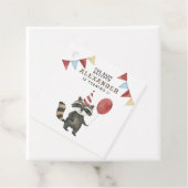 Our Baby Raccoon 1st Birthday  Bedankjes Labels (In situ)