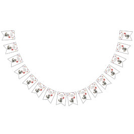 Our Baby Raccoon 1st Birthday  Vlaggetjes