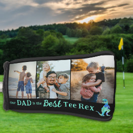Our Dad is The Best Tee Rex 3 Photo Collage Golfheadcover