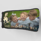 Our Dad is The Best Tee Rex Kids Photo Golfheadcover (Voorkant)