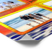 Our Dad Sunset 2443 Family Photo Collage Art Print (Hoek)