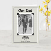 Our Dad - the Old Fart Birthday Kaart (Gele Bloem)