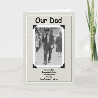 Our Dad - the Old Fart Birthday Kaart