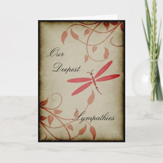 Our Deepest Sympathieën Kaart (Voorkant)