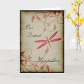 Our Deepest Sympathieën Kaart (Gele Bloem)