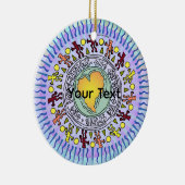 Our Earth Keramisch Ornament (Rechts)