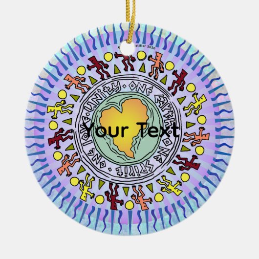 Our Earth Keramisch Ornament (Voorkant)