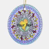 Our Earth Keramisch Ornament (Links)